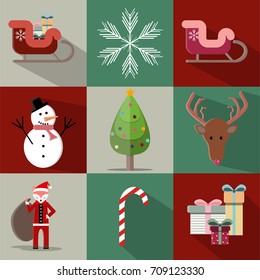 Christmas Collection Flat Icon