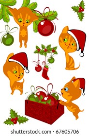 Christmas Collection little red kittens 3