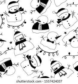 Christmas Collection - Little Snowman and lights