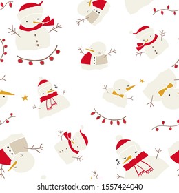 Christmas Collection - Little Snowman and lights
