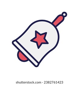 Christmas color line icon stock illustration 