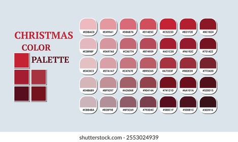 color Christmas hex codes