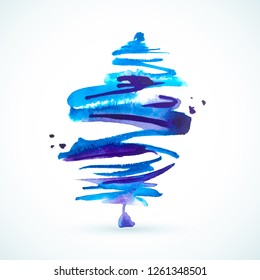 Christmas color tree holiday card season
