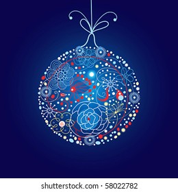 Christmas colored ball