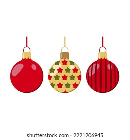 Christmas Colored Balloons for Decorating Postcards Banners Posters