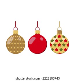 Christmas Colored Balloons for Decorating Postcards Banners Posters