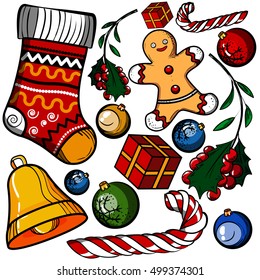 Christmas colored toy set