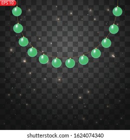 Christmas colorful ball. Vector christmas background. New year decorations.