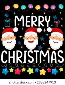 Christmas Colorful Free Vector Design 