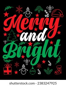 Christmas Colorful Free Vector Design 