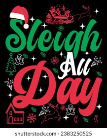 Christmas Colorful Free Vector Design 