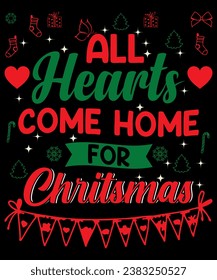 Christmas Colorful Free Vector Design 