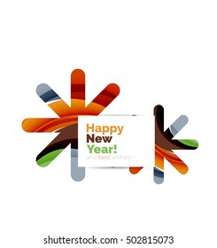 Christmas colorful geometric abstract background. Vector