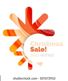 Christmas colorful geometric abstract background. Vector