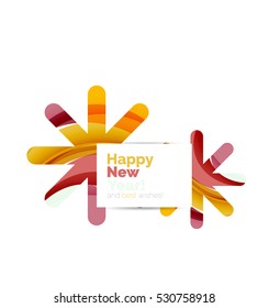 Christmas colorful geometric abstract background. Vector