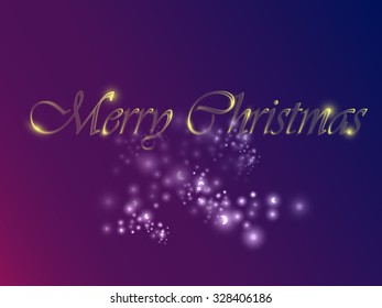 Christmas in the colorful and luminous background