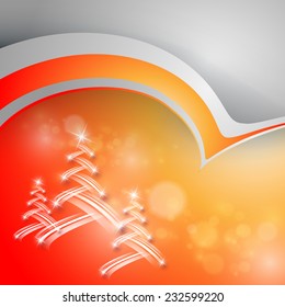 Christmas colorful vector background with copy space. Eps10