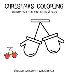 Christmas Coloring Actvity Book For Kids Below 3 Years