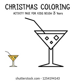 Christmas Coloring Actvity Book For Kids Below 3 Years