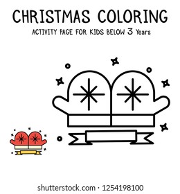 Christmas Coloring Actvity Book For Kids Below 3 Years