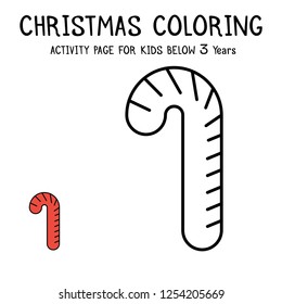 Christmas Coloring Actvity Book For Kids Below 3 Years