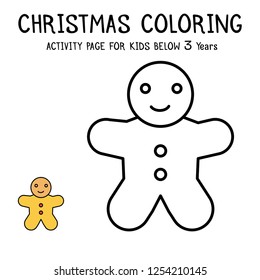 Christmas Coloring Actvity Book For Kids Below 3 Years