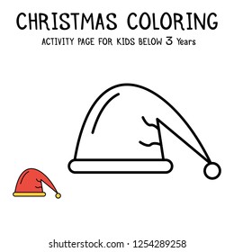 Christmas Coloring Actvity Book For Kids Below 3 Years
