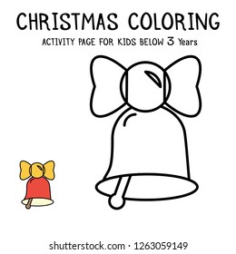 Christmas Coloring Actvity Book For Kids Below 3 Years