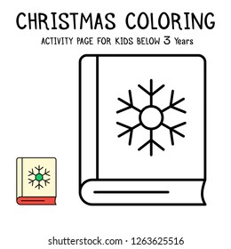 Christmas Coloring Actvity Book For Kids Below 3 Years