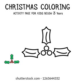 Christmas Coloring Actvity Book For Kids Below 3 Years