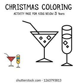 Christmas Coloring Actvity Book For Kids Below 3 Years