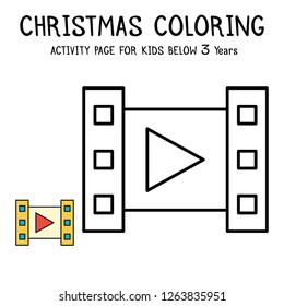 Christmas Coloring Actvity Book For Kids Below 3 Years