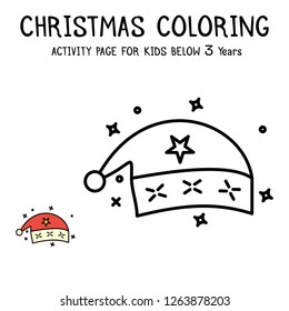 Christmas Coloring Actvity Book For Kids Below 3 Years