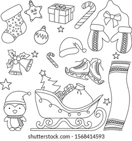 christmas coloring for children color page