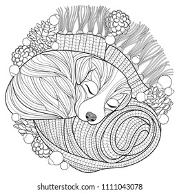 Christmas coloring page