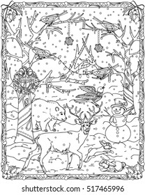 Christmas coloring page