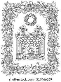 Christmas coloring page