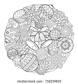 Christmas coloring page