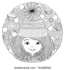 Christmas coloring page