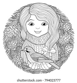 Christmas coloring page