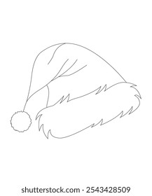 Christmas coloring page for kids