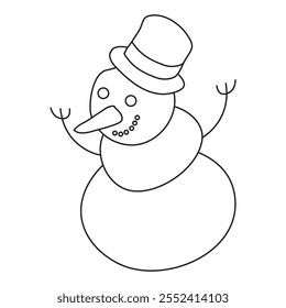 Christmas Coloring Page For Kids