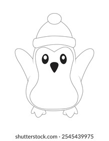 Christmas coloring page for kids and adults