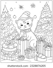 Christmas coloring pages for kids