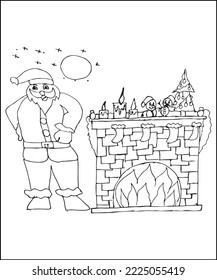 Christmas Coloring Pages Line Art