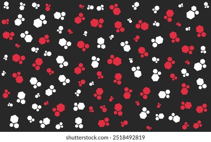 Cores de Natal Memphis Padrão Abstrato Fundo