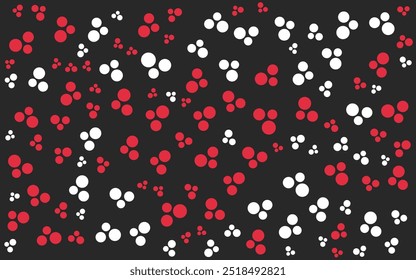 Christmas Colors Memphis Pattern Abstract Background