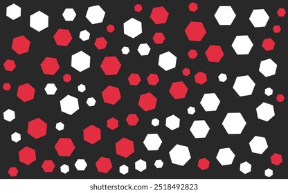 Christmas Colors Memphis Pattern Abstract Background