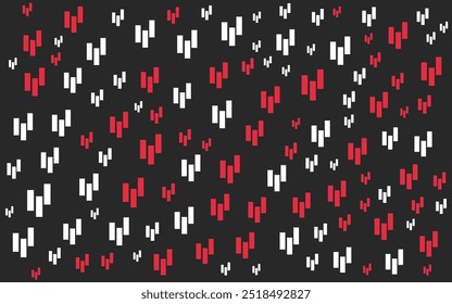Christmas Colors Memphis Pattern Abstract Background