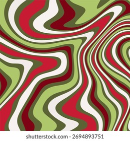 Christmas colors vertical liquid marble background design